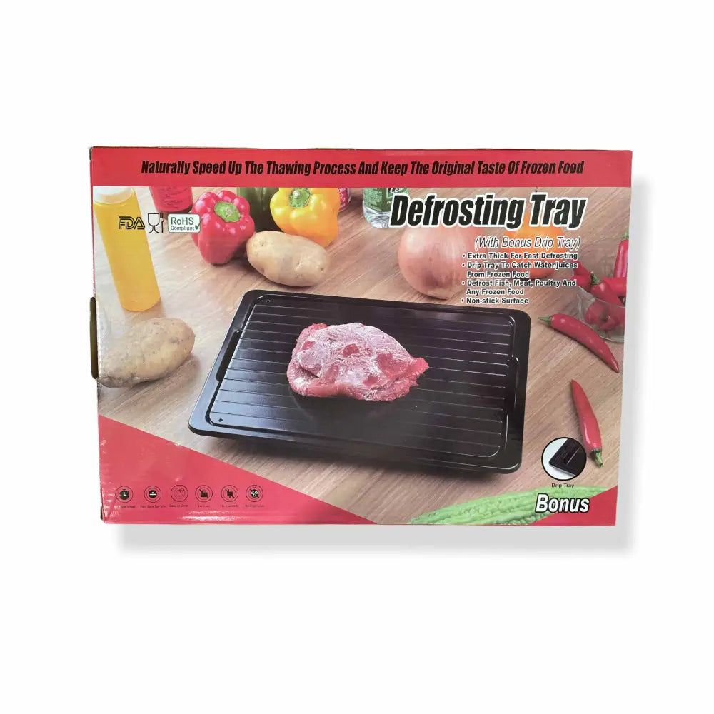 Fast Defrosting Meat Tray FDA Approved Large Miracle Aluminium Thawing Plate - Appliances > Kitchen Appliances