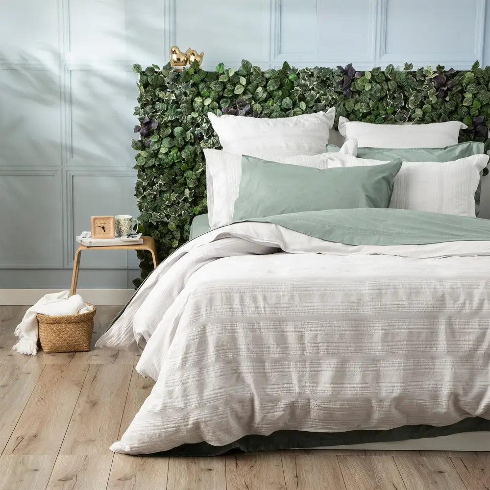 Finley Yarn Dyed Vintage Washed Cotton European Pillowcase by Renee Taylor - Home & Garden > Bedding > Pillowcases