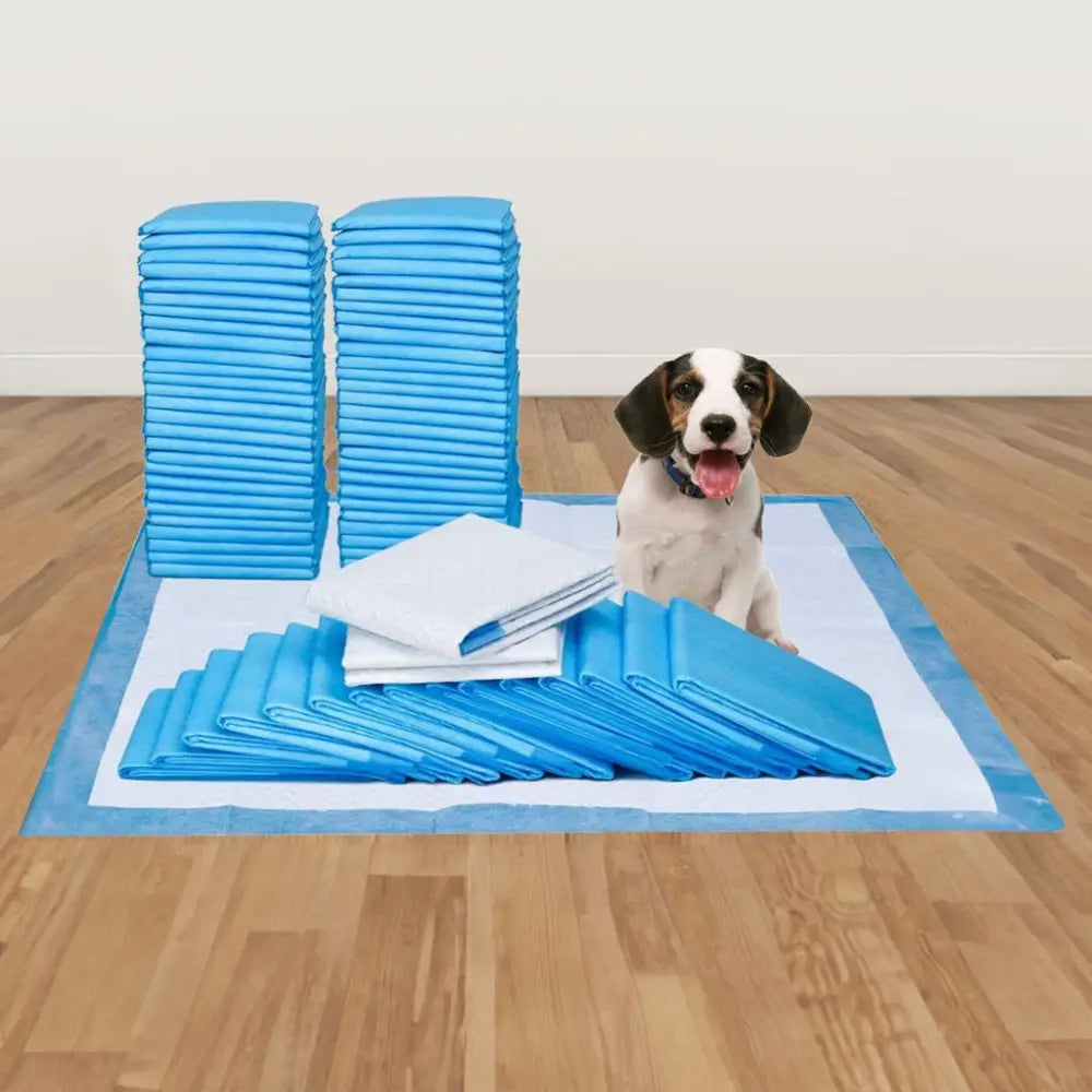 Floofi 100pcs Pet Training Pads Puppy Dog Toilet Pee Indoor Super Absorbent AU - Pet Care > Dog Supplies > Dog Training