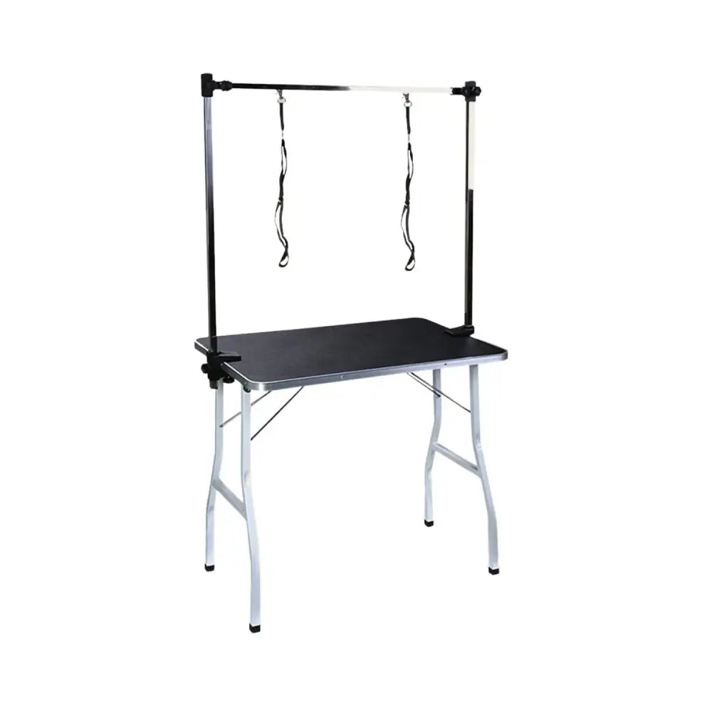 Floofi Pet Grooming Table 90cm Double Pole (Black) - Home & Garden > Shading > Umbrellas & Sunshades