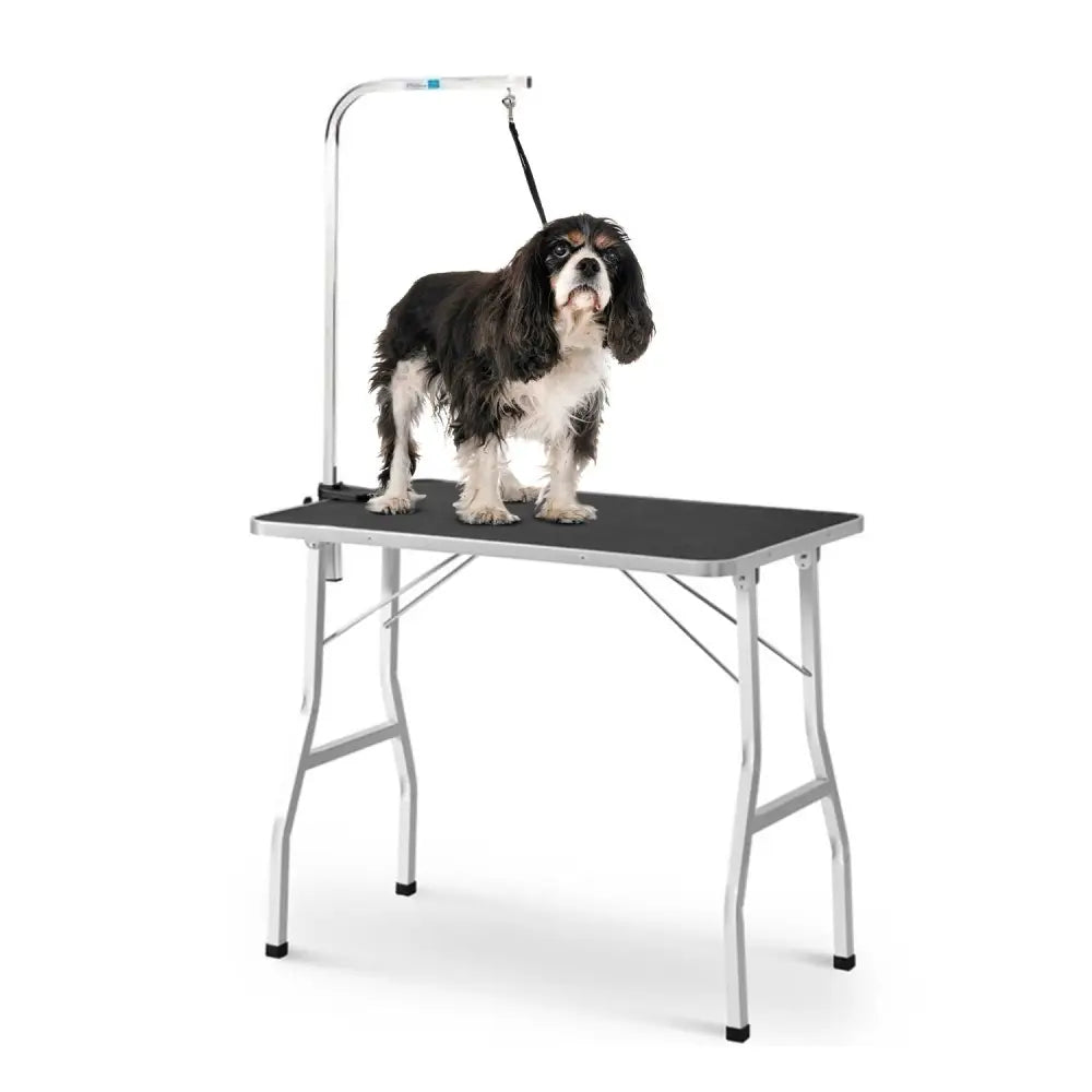 Floofi Pet Grooming Table 90cm Single Pole (Black) - Home & Garden > Shading > Umbrellas & Sunshades