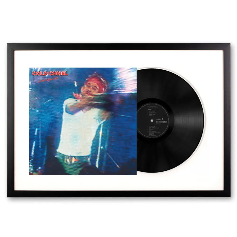 Framed Cold Chisel - Swingshift - Double Vinyl Album Art - Home & Garden > Wall Art