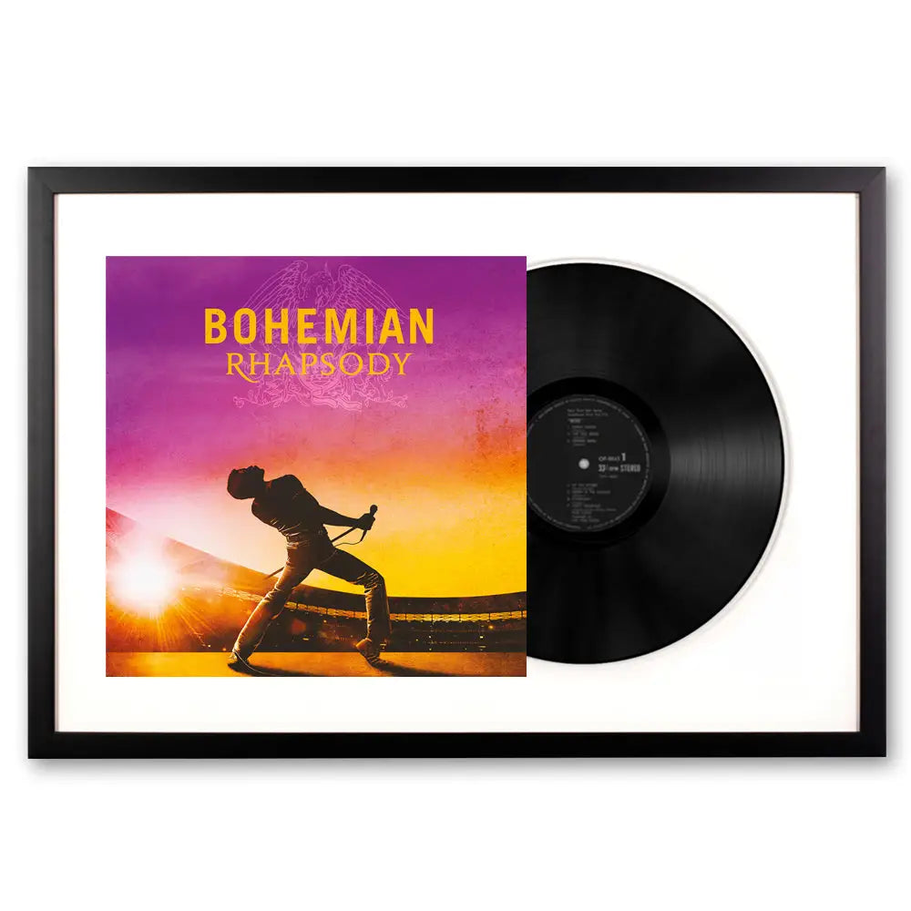 Framed Queen - Bohemian Rhapsody - Double Vinyl Album Art - Home & Garden > Wall Art
