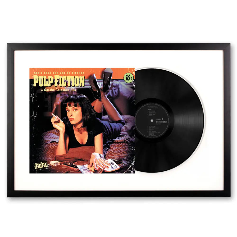 Framed Various Artists Pulp Fiction - Vinyl Album Art - Home & Garden > Wall Art