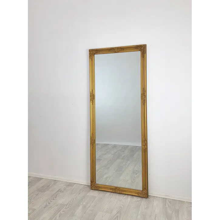 French Provincial Ornate Mirror - Country Gold - Medium 70cm x 170cm - Home & Garden > Decor