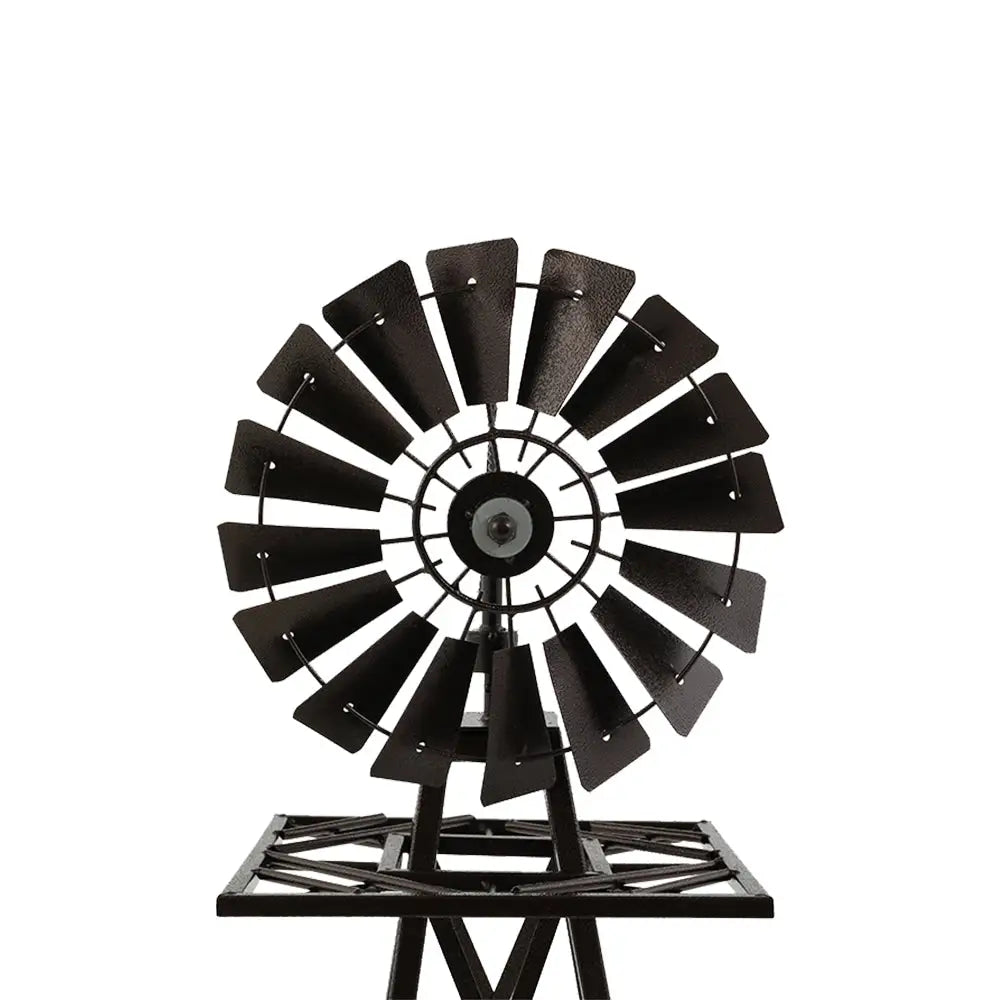 Garden Windmill 120cm Metal Ornaments Outdoor Decor Ornamental Wind Mill - Home & Garden > Decor