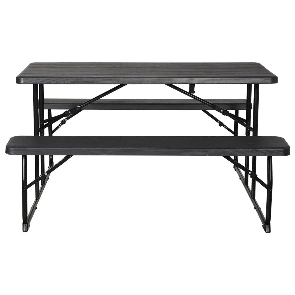 Gardeon 3 PCS Outdoor Furniture Dining Set Lounge Setting Patio HDPE Bench - Furniture > Outdoor
