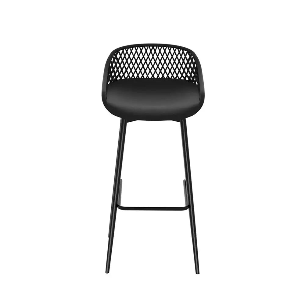 Gardeon 4-Piece Outdoor Bar Stools Plastic Metal Dining Chair Balcony - Furniture > Outdoor