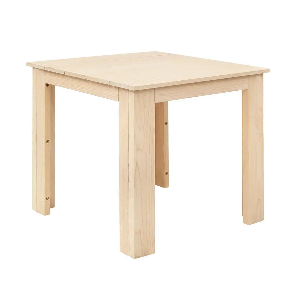 Gardeon Coffee Side Table Wooden Desk Outdoor Furniture Camping Garden Natural - Furniture > Outdoor