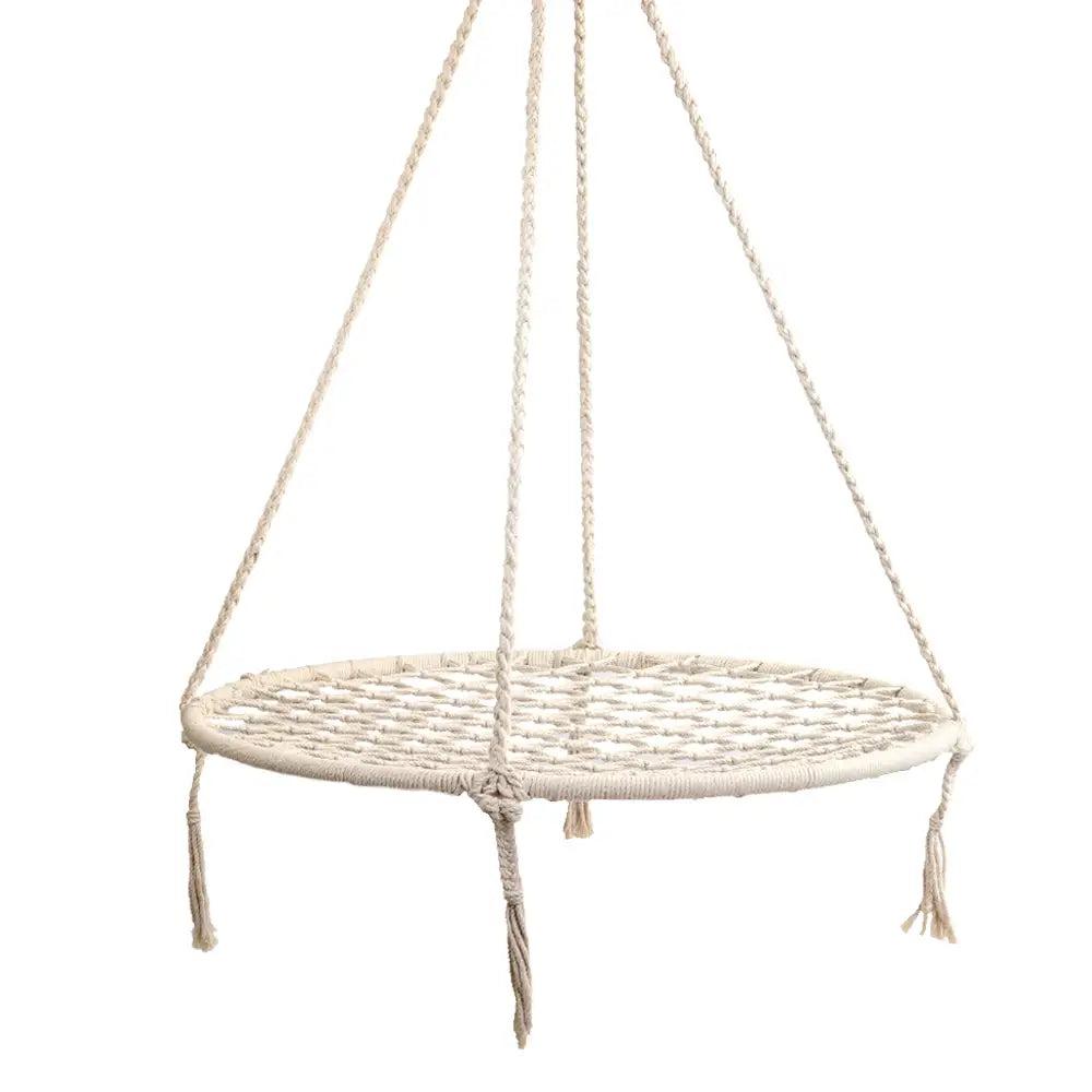 Gardeon Hammock Chair Outdoor Tree Swing Nest Web Hanging Seat 100cm - Home & Garden > Hammocks