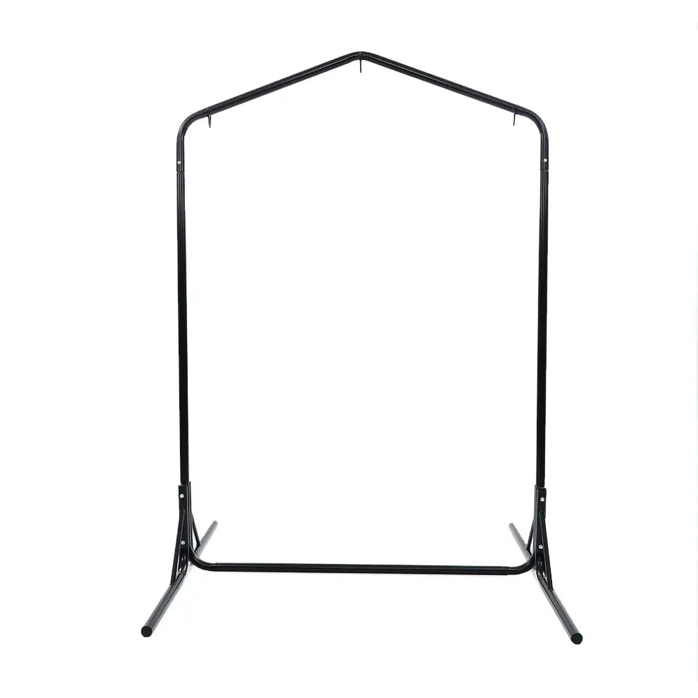 Gardeon Hammock Chair Steel Stand 2 Person Double Outdoor Heavy Duty 200KG - Furniture > Outdoor