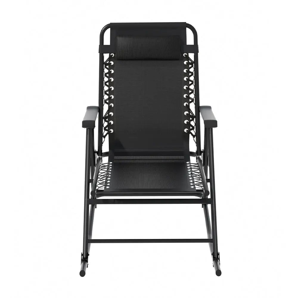 Gardeon Outdoor Rocking Chair Folding Reclining Recliner Patio Furniture Garden - Furniture > Outdoor