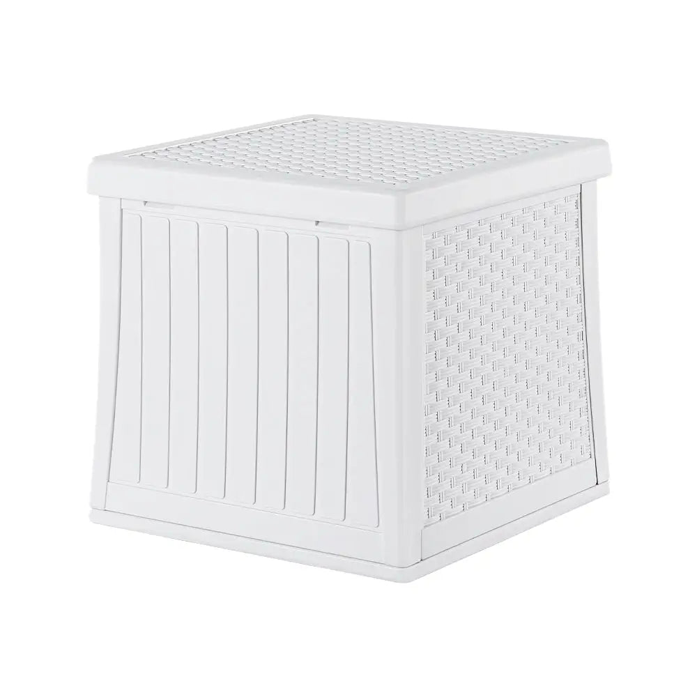 Gardeon Outdoor Storage Box 56L Container Lockable Indoor Garden Toy Tool Shed - Home & Garden > Storage