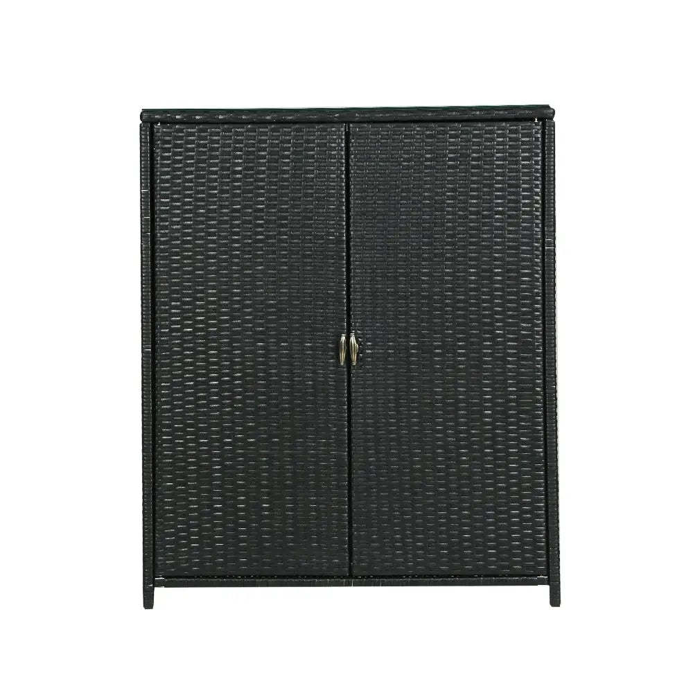 Gardeon Outdoor Storage Box Garage Wicker Shelf Chest Garden Shed Tools - Home & Garden > Storage