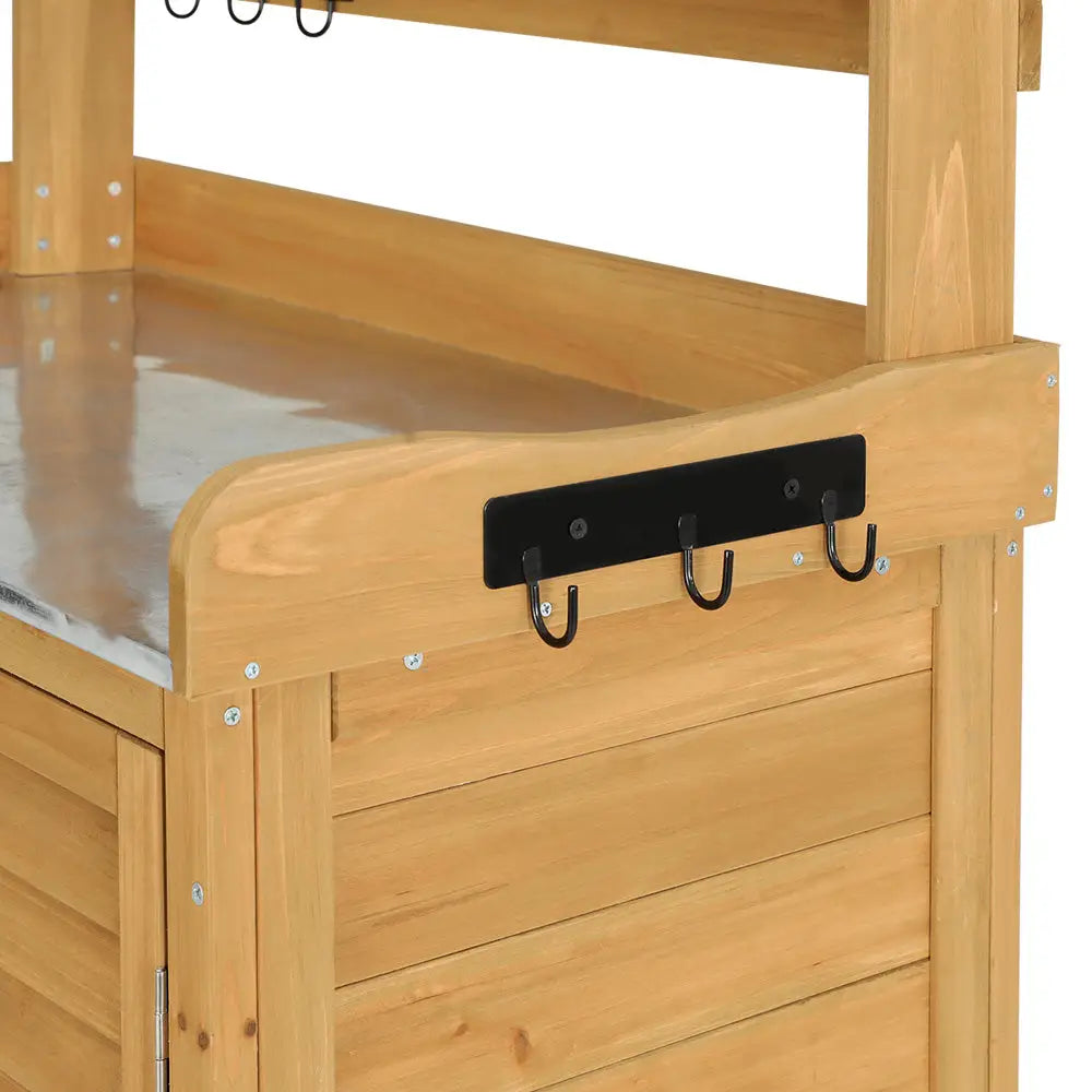 Gardeon Outdoor Storage Box Potting Bench Table Shelf Chest Garden Shed - Home & Garden > Storage