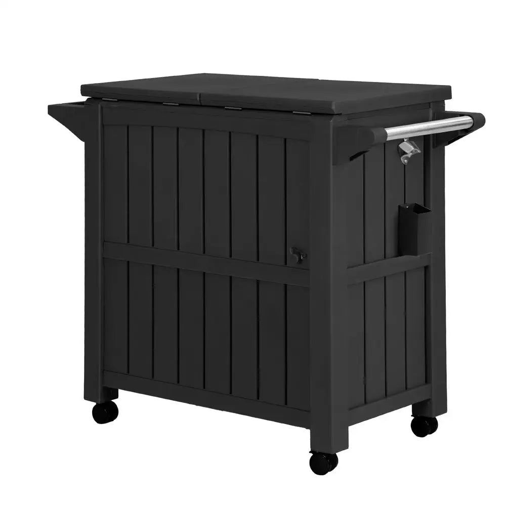 Gardeon Outdoor Storage Cabinet Box 80L Ice Bucket Cooler Rolling Serving Cart Kitchen Trolley - Furniture > Outdoor >