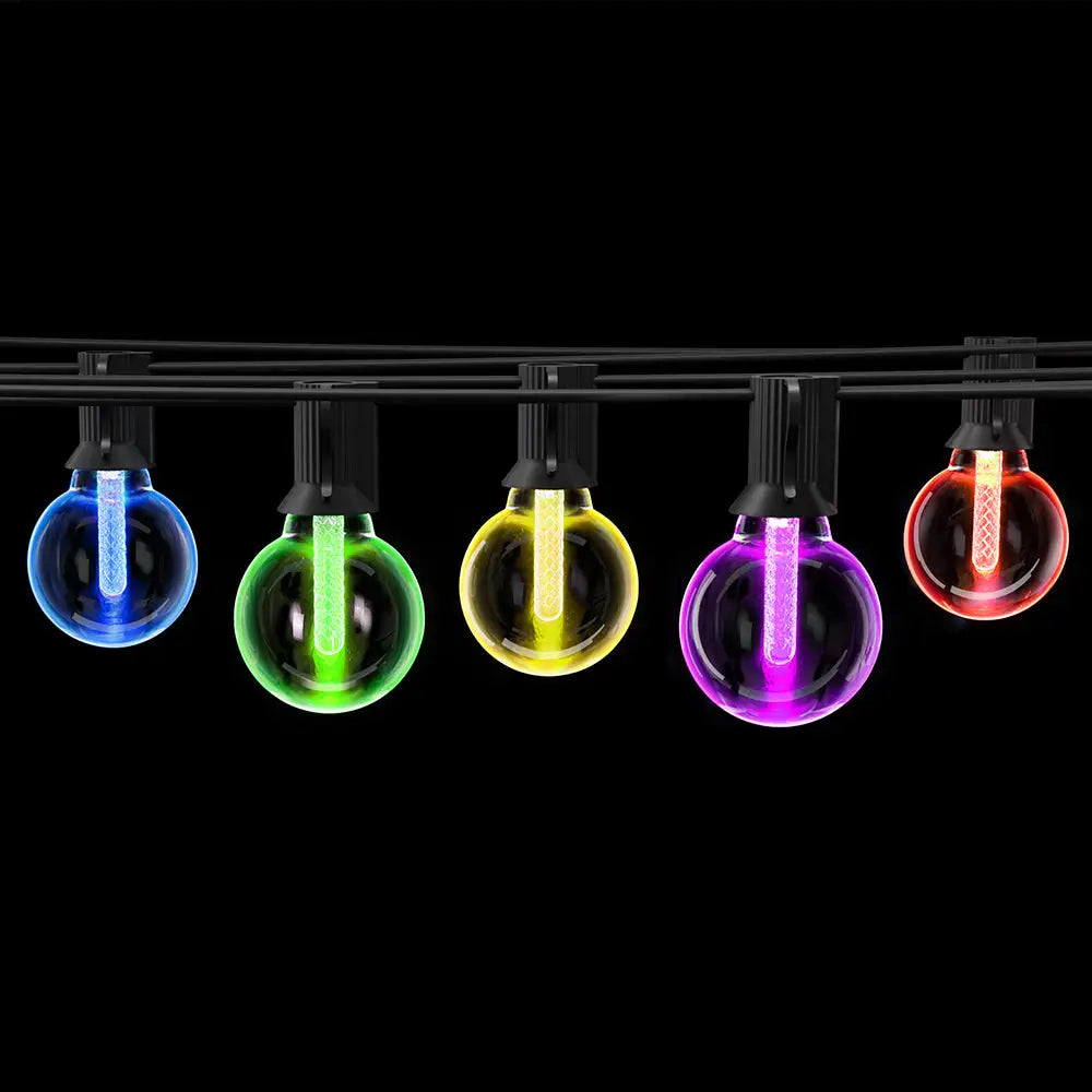 Gardeon Smart Festoon Lights Outdoor Waterproof RGB LED String Light WiFi APP - Home & Garden > Lighting