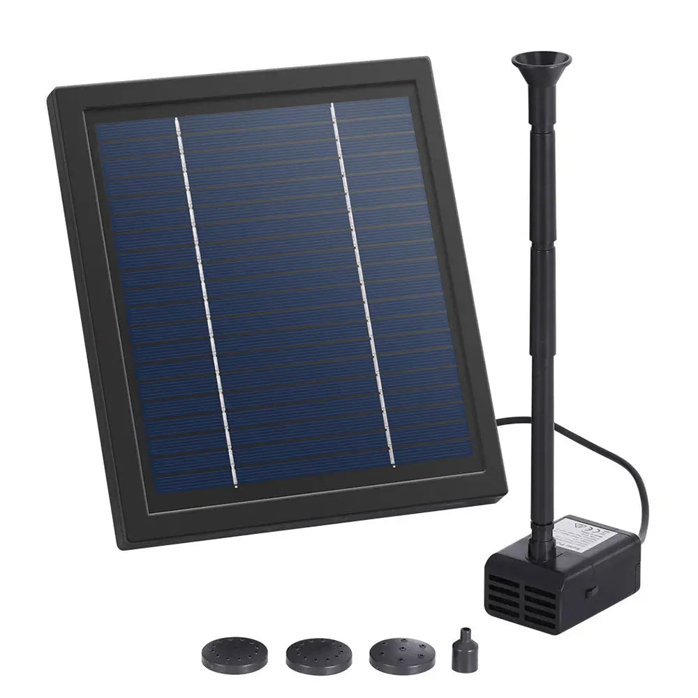 Gardeon Solar Pond Pump Submersible Powered Garden Pool Water Fountain Kit 6.1FT - Home & Garden > Fountains