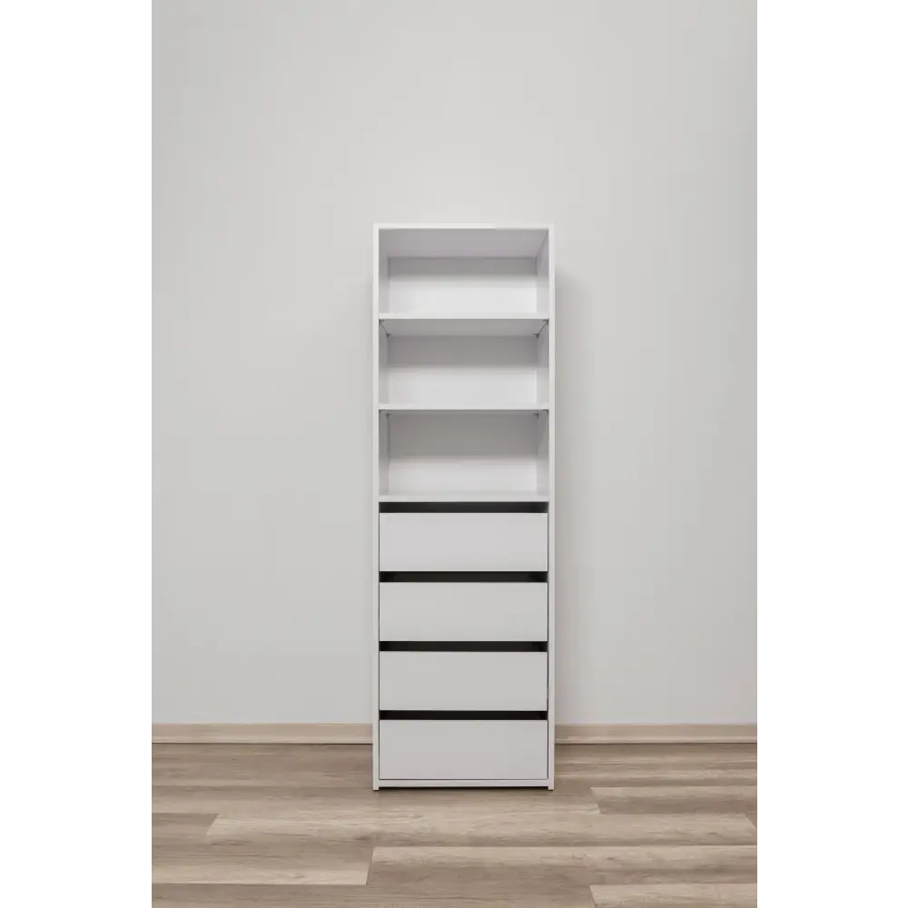 GENEVA THREE SHELF/FOUR DRAWER BUILT IN WARDROBE - CLASSIC - Furniture > Living Room