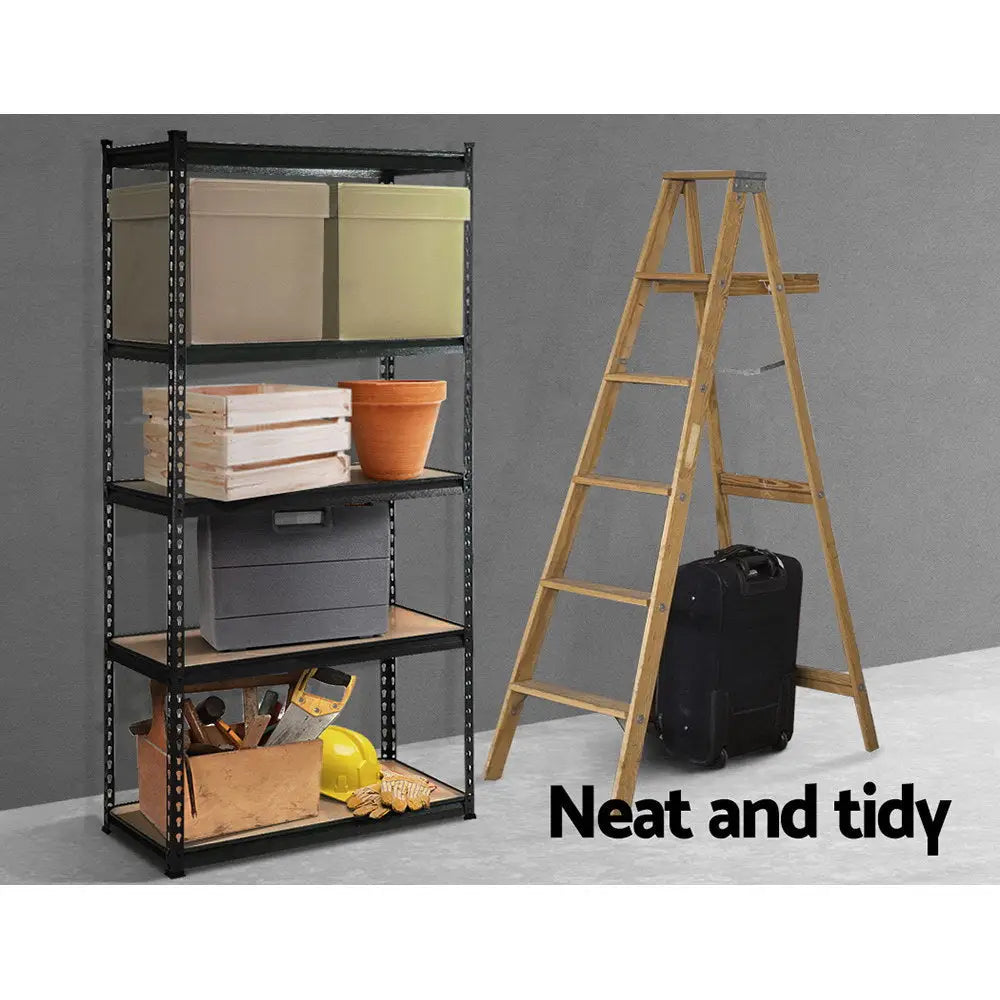 Giantz 1.8M Garage Shelving Warehouse Rack Pallet Racking Storage Shelf Charcoal - Home & Garden > Storage