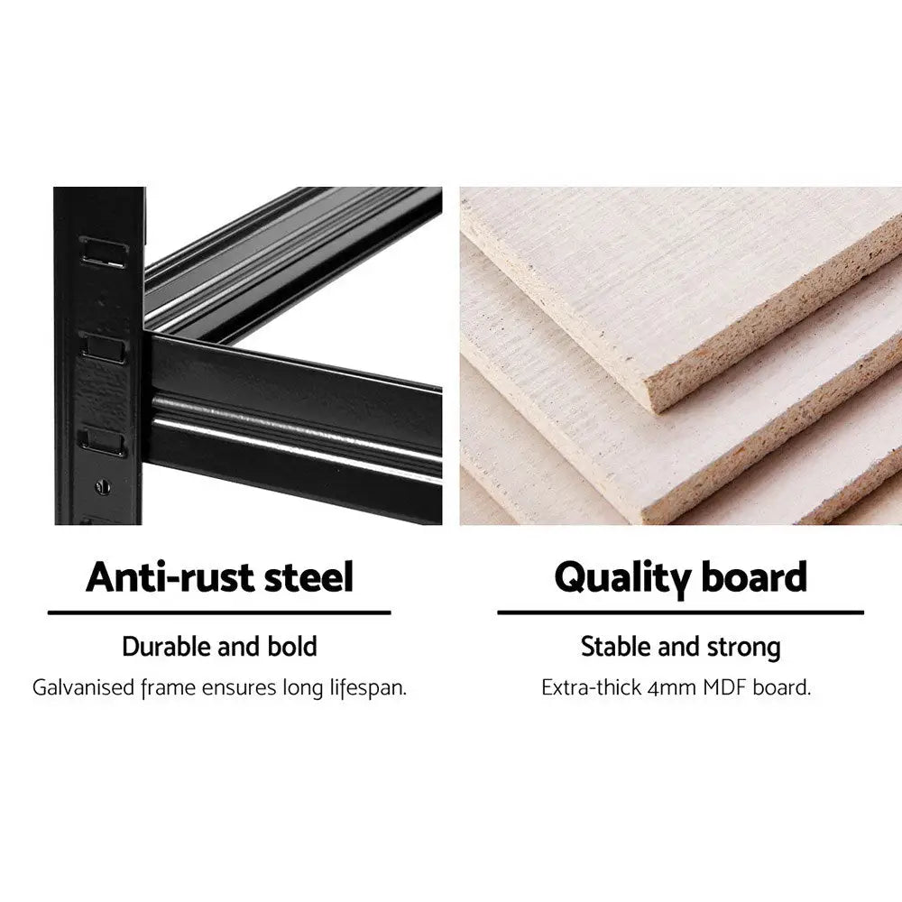 Giantz 1.8M Warehouse Racking Rack Shelving Garage Storage Steel Metal Shelves - Home & Garden > Storage