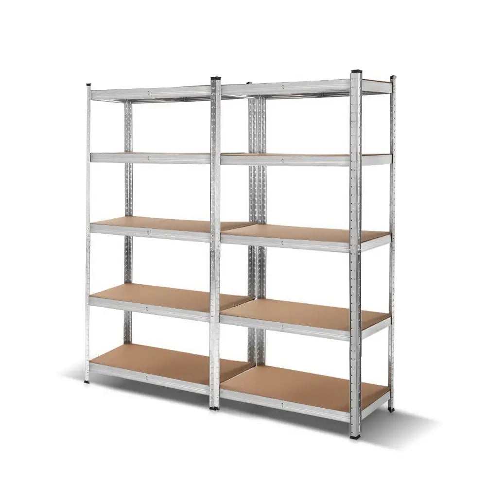 Giantz 2x1.8M Garage Shelving Warehouse Rack Pallet Racking Storage Shelf Silver - Home & Garden > Storage