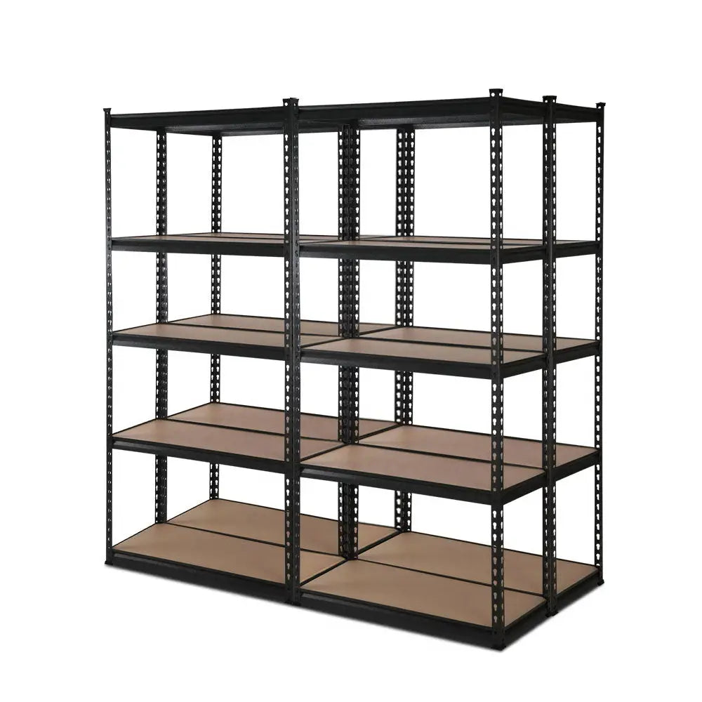 Giantz 4x1.5M Garage Shelving Warehouse Rack Pallet Racking Storage Shelve Black - Home & Garden > Storage