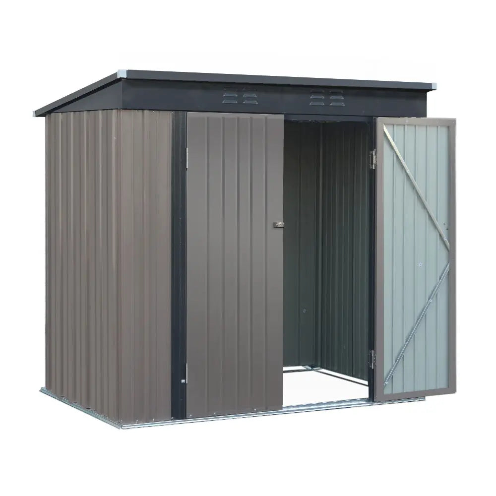 Giantz Garden Shed 1.95x1.31M Sheds Outdoor Storage Steel Workshop House Tool Double Door - Home & Garden > Storage