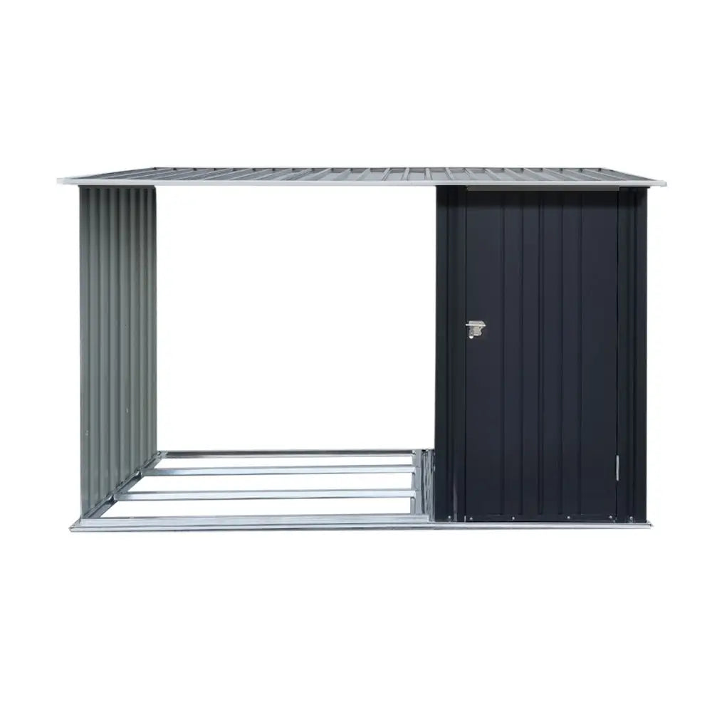 Giantz Garden Shed 2.49x1.04M Sheds Outdoor Tool Storage Workshop House Steel 2 in 1 - Home & Garden > Storage