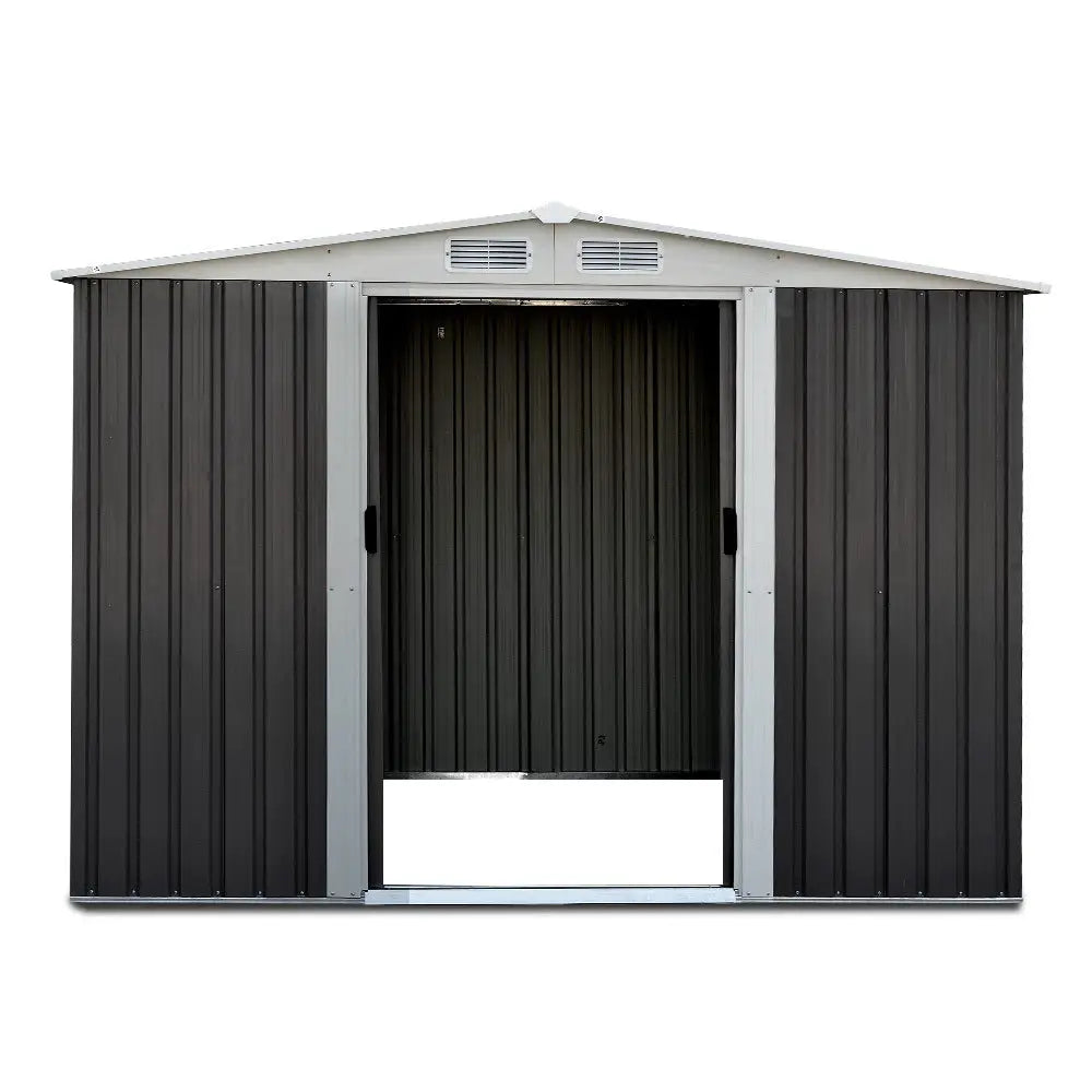 Giantz Garden Shed 2.58x2.07M Sheds Outdoor Storage Workshop Metal Shelter Sliding Door - Home & Garden > Storage
