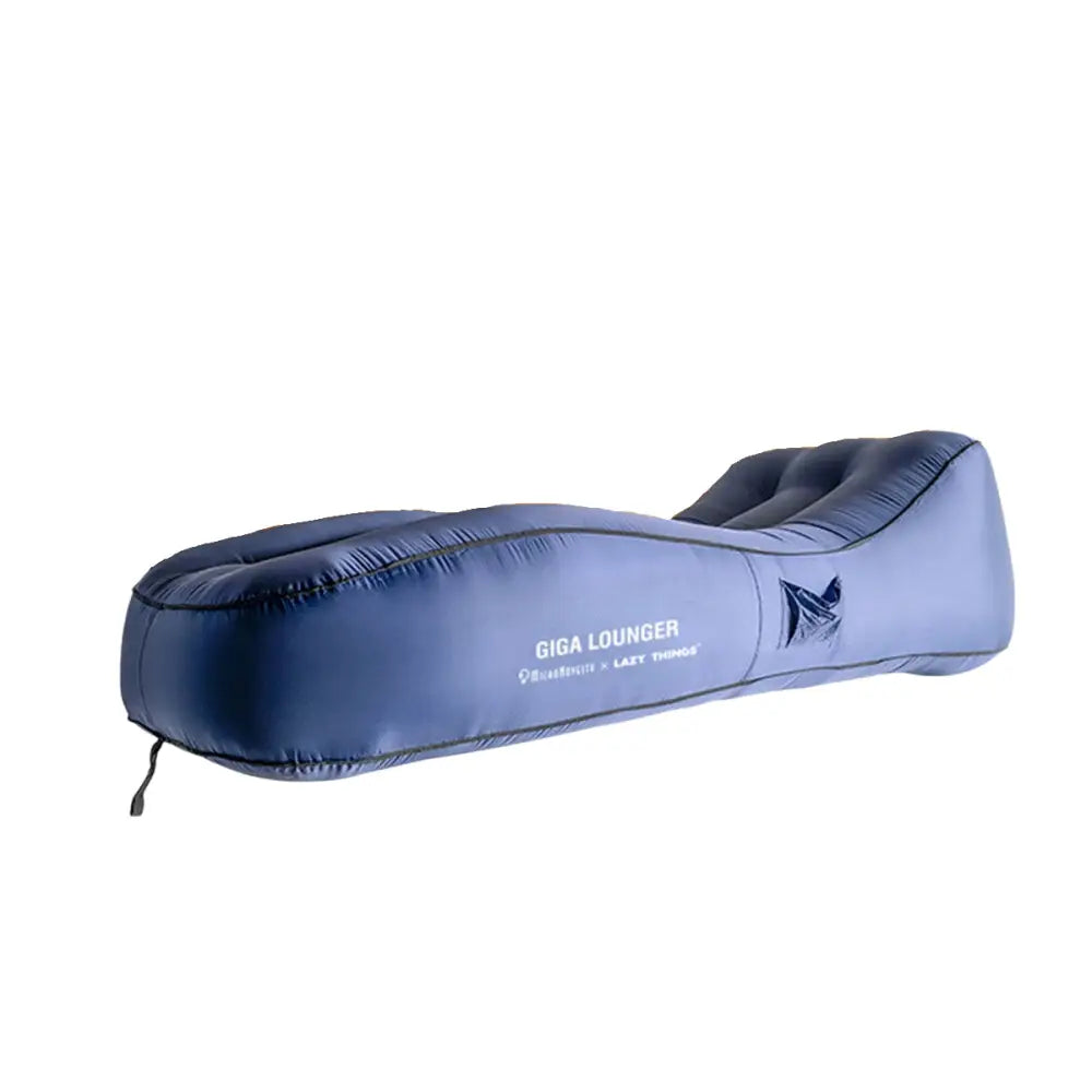 Giga Lounger Lazy Camping Air Bag Sofa Bed for Beach Sleeping Navy blue - Home & Garden > Kitchenware