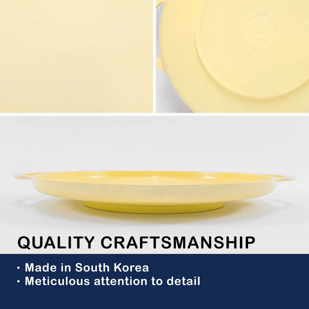 Giorno Felice IH Griddle Pan 34cm Round Ceramic Non-Stick Camping Korean Stew - Home & Garden > Kitchenware