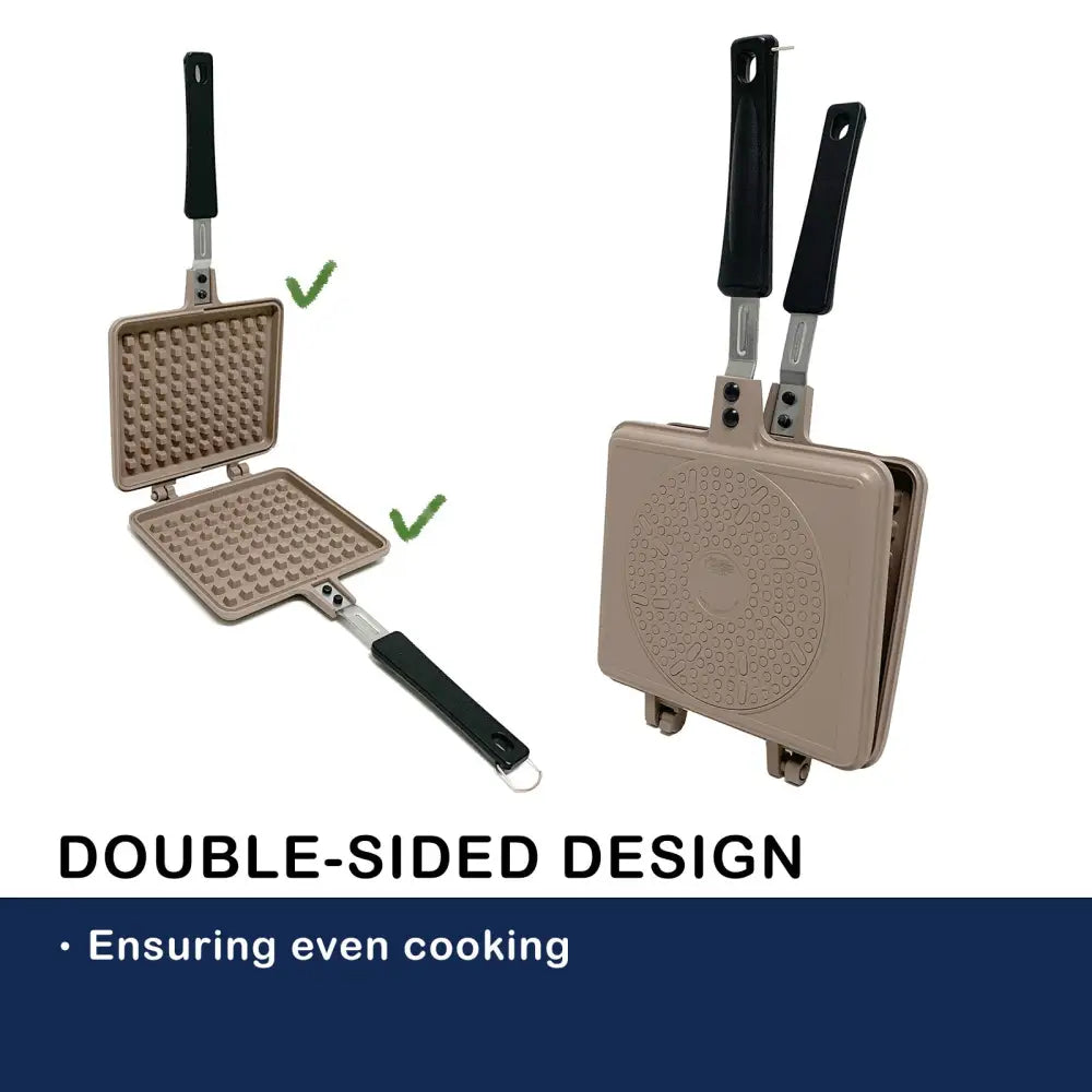 Giorno Felice IH Waffle Maker Pan Non-Stick Double-Sided Detachable - Home & Garden > Kitchenware