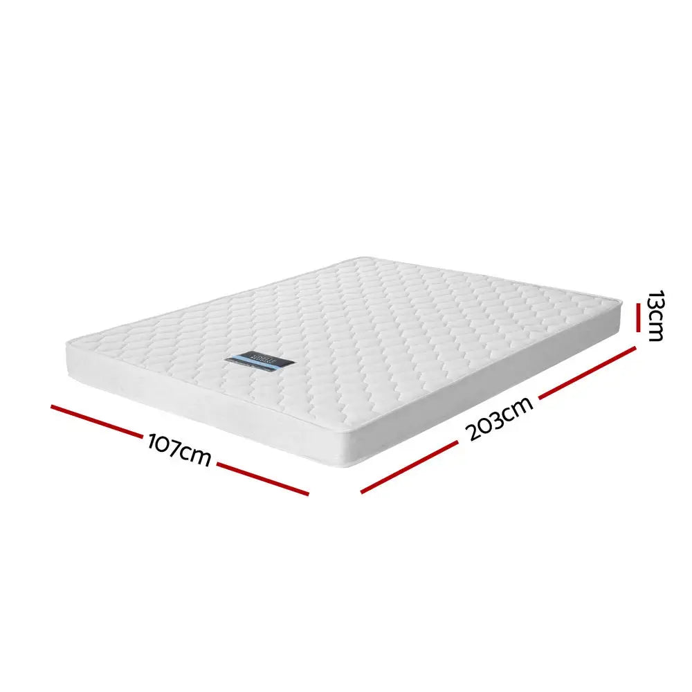 Giselle Bedding 13cm Mattress Tight Top King Single - Furniture > Mattresses