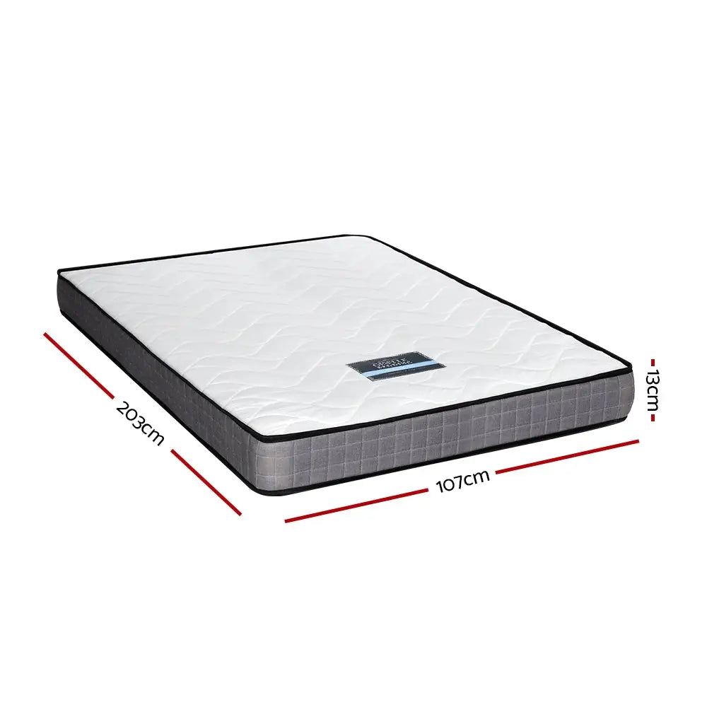 Giselle Bedding 13cm Mattress Tight Top King Single - Furniture > Mattresses