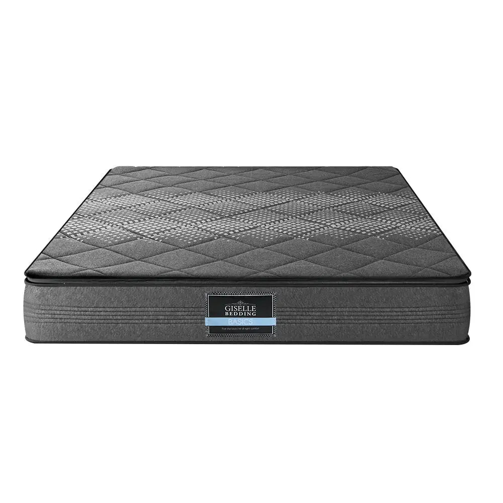 Giselle Bedding 18cm Mattress Pillow Top King Single - Furniture > Mattresses