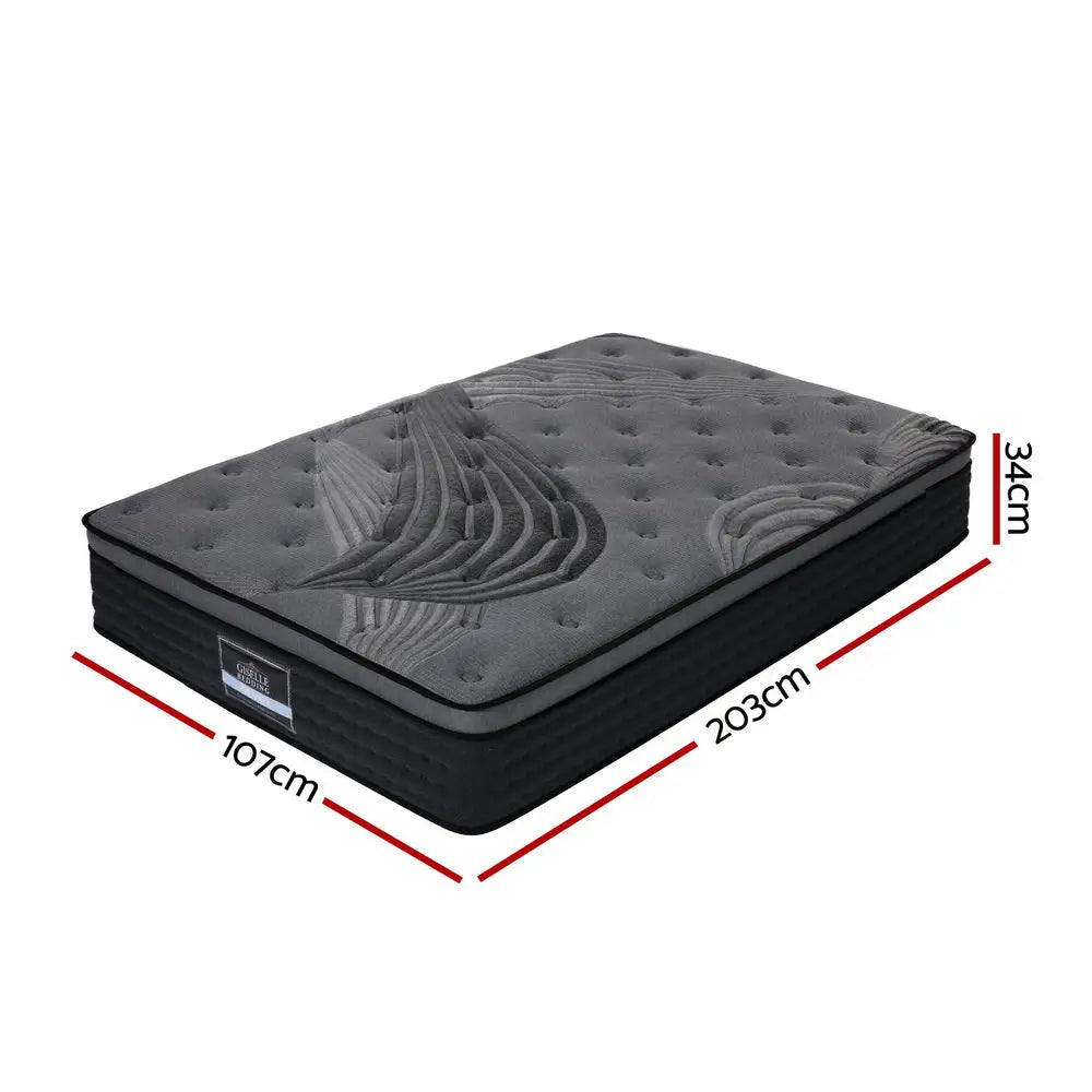 Giselle Bedding 34cm Mattress Bamboo Cover King Single - Furniture > Mattresses