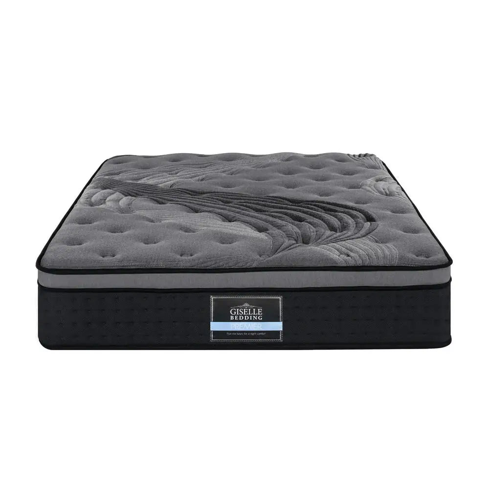 Giselle Bedding 34cm Mattress Bamboo Cover King Single - Furniture > Mattresses
