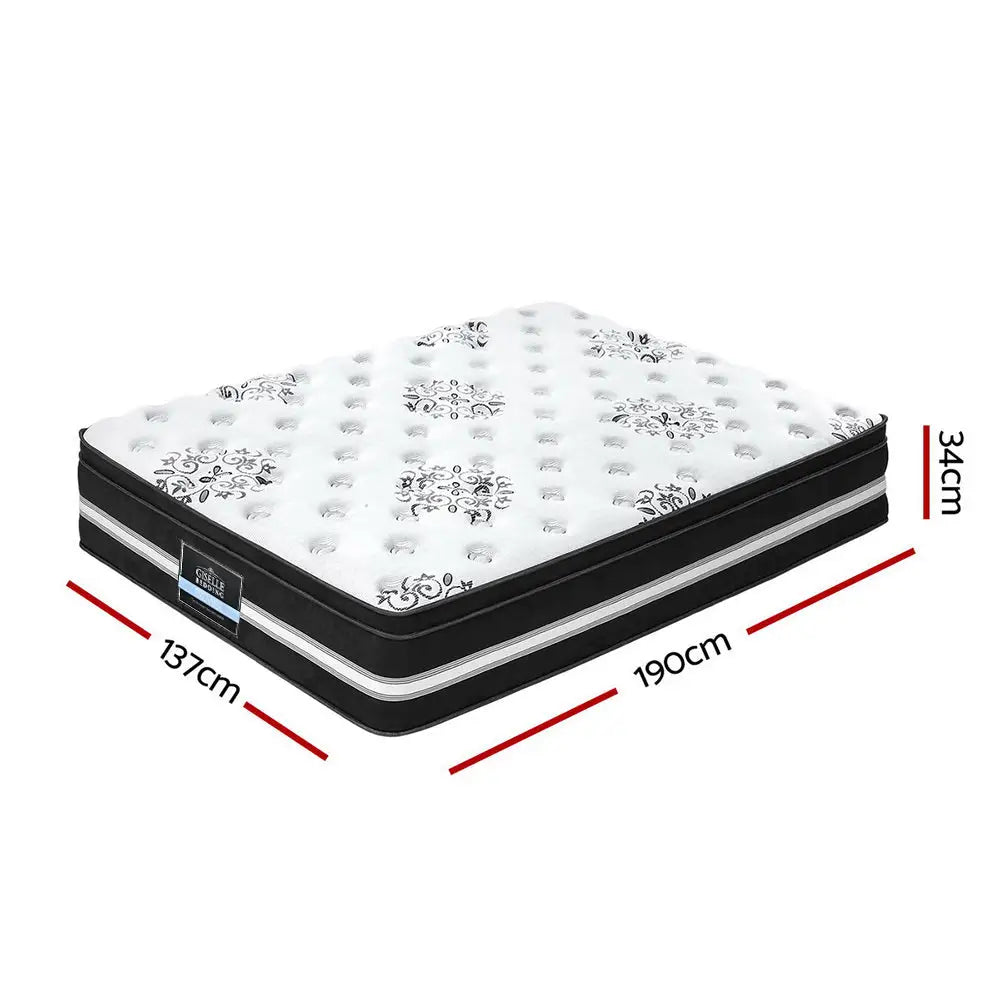 Giselle Bedding 34cm Mattress Cool Gel Memory Foam Double - Furniture > Mattresses