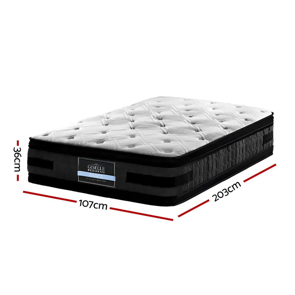 Giselle Bedding 36cm Mattress Cool Gel Memory Foam King Single - Furniture > Mattresses