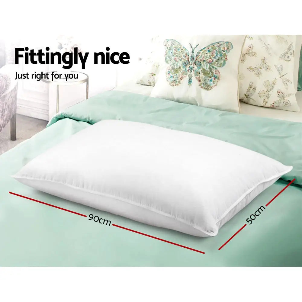 Giselle Bedding 4 Pack Bed Pillow Family Hotel 50X90CM - Home & Garden > Bedding