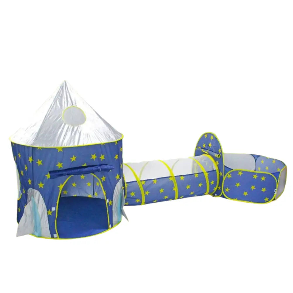 GOMINIMO 3 in 1 Sky Style Kids Play Tent with Carrying Bag (Blue and Yellow) GO-KT-100-LK - Baby & Kids > Kid’s
