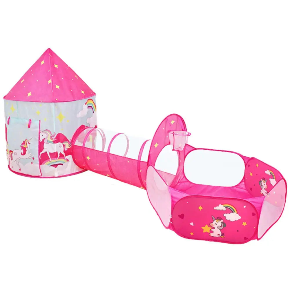 GOMINIMO 3 in 1 Unicorn Style Kids Play Tent (Pink) GO-KT-112-LK - Baby & Kids > Kid’s Furniture