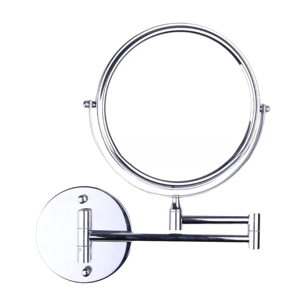 GOMINIMO 7 Inch Double-Sided LED Makeup Mirror with 10x Magnifying (Silver) - Health & Beauty > Makeup > Makeup Mirrors