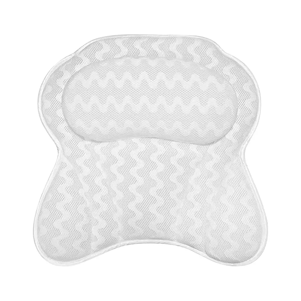Gominimo Butterfly 4D Mesh Bathtub Pillow Spa 6 Suction Cups Breathable Cushion - Home & Garden > Bedding > Pillows