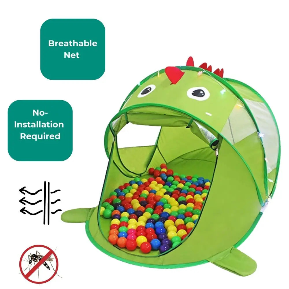 GOMINIMO Kids Dinosaur Pop-up Tent (Green) GO-KT-115-LK - Baby & Kids > Kid’s Furniture