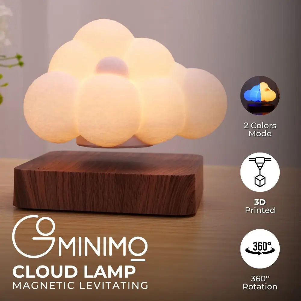 GOMINIMO Magnetic Levitating Cloud (Dark Brown Base) GO-MLP-111-HCNT - Home & Garden > Decor