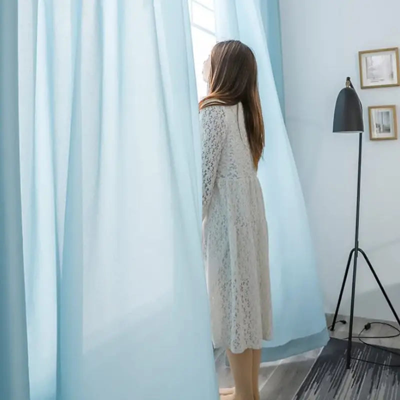 GOMINIMO Natural Linen Blended Curtains (Set of 2 W132cm x D274cm Dark Blue) GO-CNB-110-MM - Home & Garden > Decor