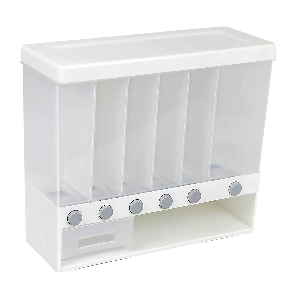 Grain Container Cereal Dispenser 10L Dry Food Rice Flour Storage Box Wall - Home & Garden > Storage
