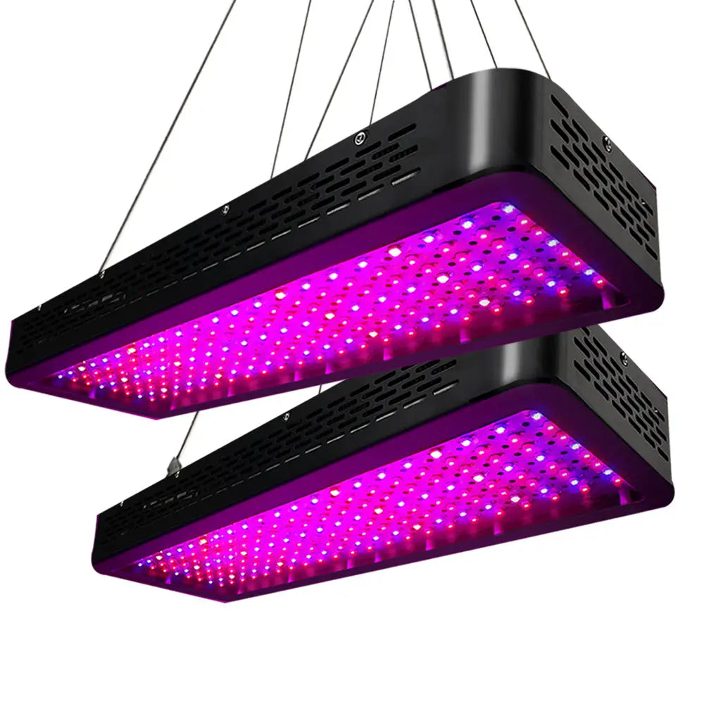 Greenfingers 2X 2000W Grow Lights LED Full Spectrum Indoor Plant All Stage Growth - Home & Garden > Green Houses